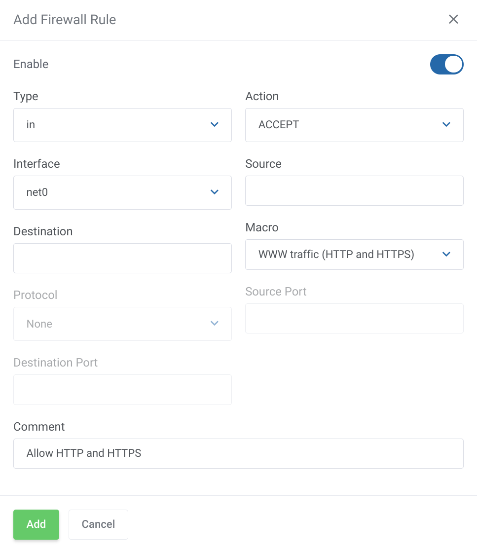 Firewall Rule