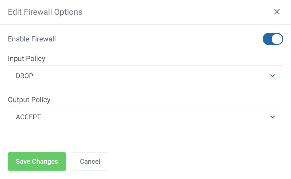 Firewall Options